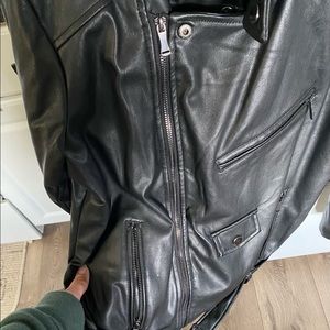 Faux leather jacket